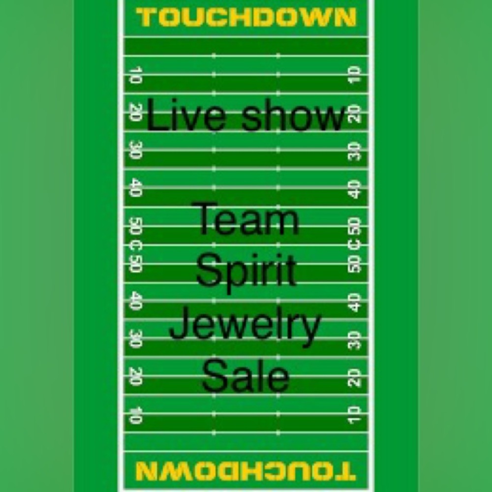 08/12/23 3pm CST Live show listing for Beaded Jewelry to show your team Spirit!
